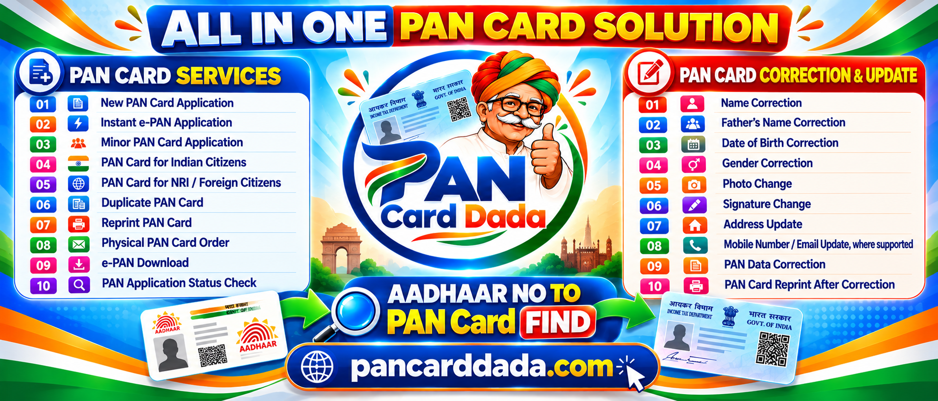 PAN Card Service Background